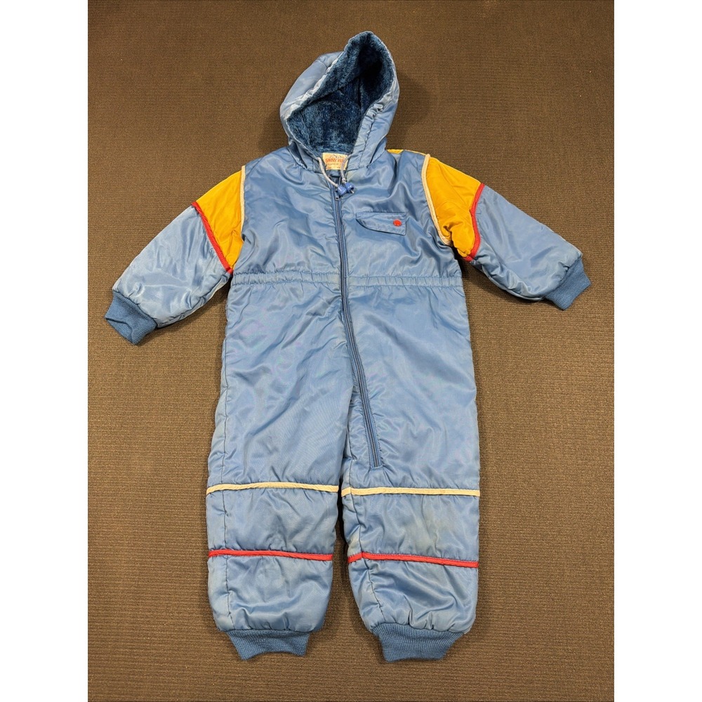 Swiss Alps Vintage Baby Boy SNOWSUIT 3T One-piece